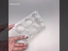 Customer Customization Clear Plastic PET/PLA Thickening Blister Packaging Tray For Eggs